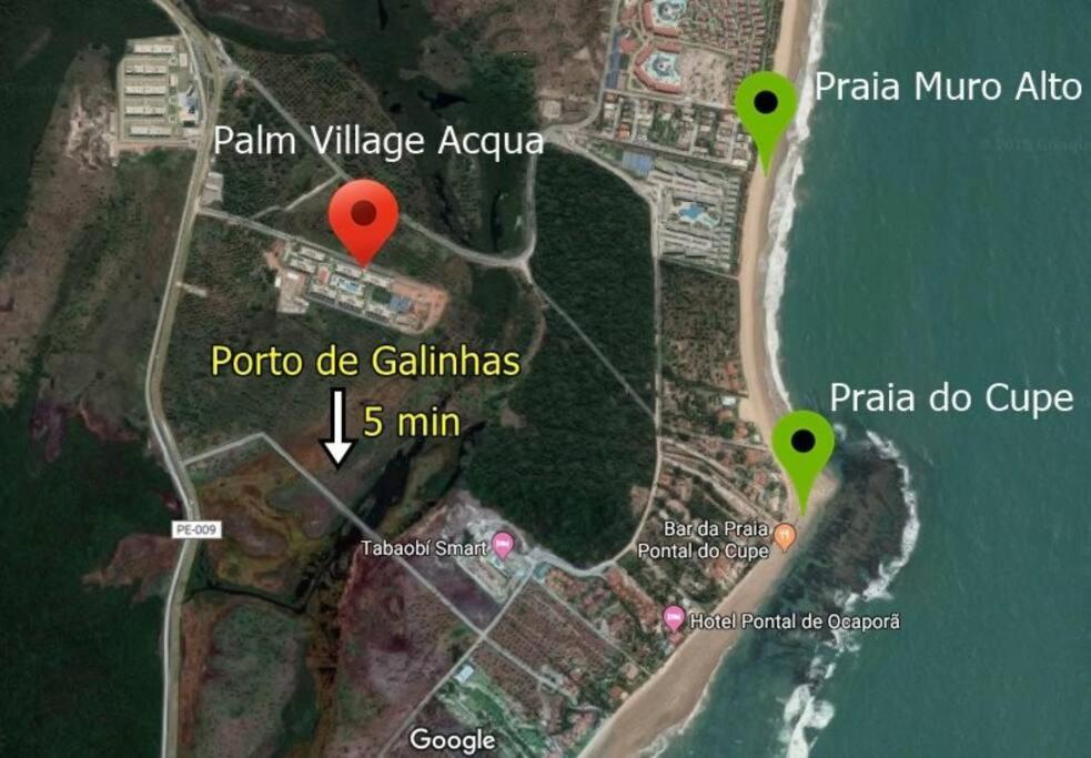 Flat Palm Village Acqua Porto de Galinhas Luaran gambar